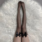 Sweet Over Knee Long Socks Women Girls Lolita Bowknot Thigh High Stockings Punk Lace Mesh Legging Hollow Fishnet Pantyhose