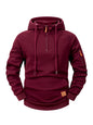 2025 Autumn/Winter Men's Hoodie Fashion Casual Sports Hoodie Retro Harajuku Long Sleeve Zipper Multi Pocket Loose Street Wear