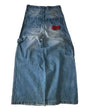 American Fashion Hip Hop Joker Oversized Jeans Women Street Y2K New Clearance Spot Hot Mopping Wide-leg Pants Unisex Loose Jeans