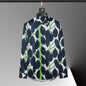 Teglex Men's Slim Lapel Long Sleeve Shirt 6XL