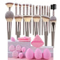 Professionelles 3-20-teiliges Make-up-Pinsel-Set, weiche, flauschige Foundation-Lidschatten-Concealer-Verblendpinsel, Rougepinsel Kabuki Damen Beauty Tool