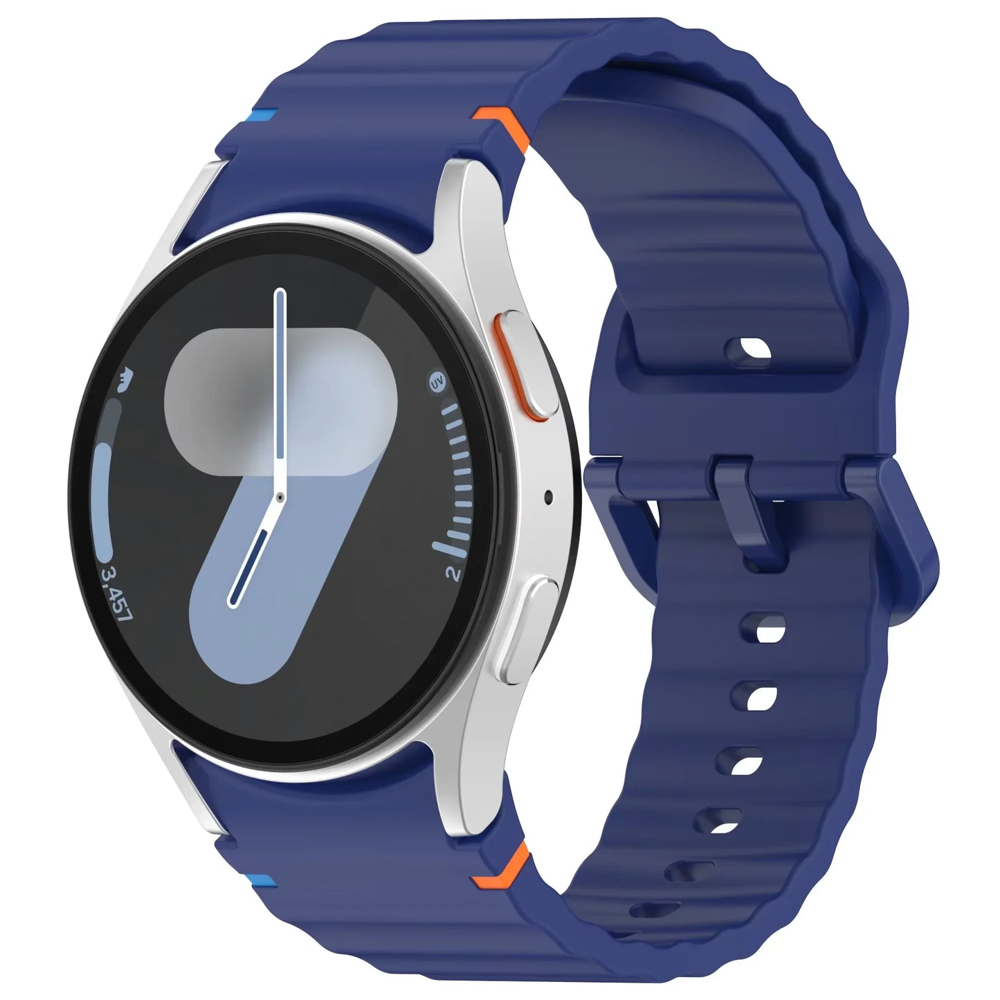 Silicone Strap for Samsung Galaxy Watch7 6 5 4 44mm 40mm Sports Watches Instead of Bracelets for 6/4 Classic 47mm 46mm 43mm 42mm