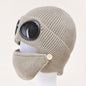Winter Warm Fashion Windproof Cap Cold And Snow Protection Warm Ski Knit Headwear Outdoor Sports Bicycle Running Cap Men Women