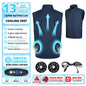 Wearable Cooling Fan Vest Air-Conditioned 13Hr