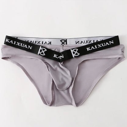 Men's Ice Silk Mesh Briefs  Breathable Underwear