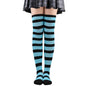 Thigh High Stockings Womens Striped Ladies Girls Black White pink Long Over Above Knee Socks femboy Cosplay Lolita Harajuku Y2k