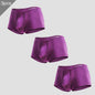 3PCS Men's Ice Silk Separation Underwear Briefs