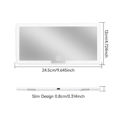 Rectangular electronic device with dimensions labeled on a white background