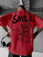 Men's Teddy Bear Print T-Shirt | Breathable Summer Top