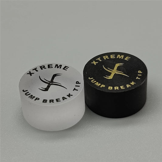 Xtreme Clear & Black BulletProof Break Jump Tips 14mm USA Break Jump Cue tips Super Hard Break & Jump tips Billiard Accessories