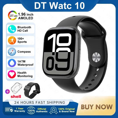 DT Watch 10 Smart Watch AMOLED 4GB Music BT Call