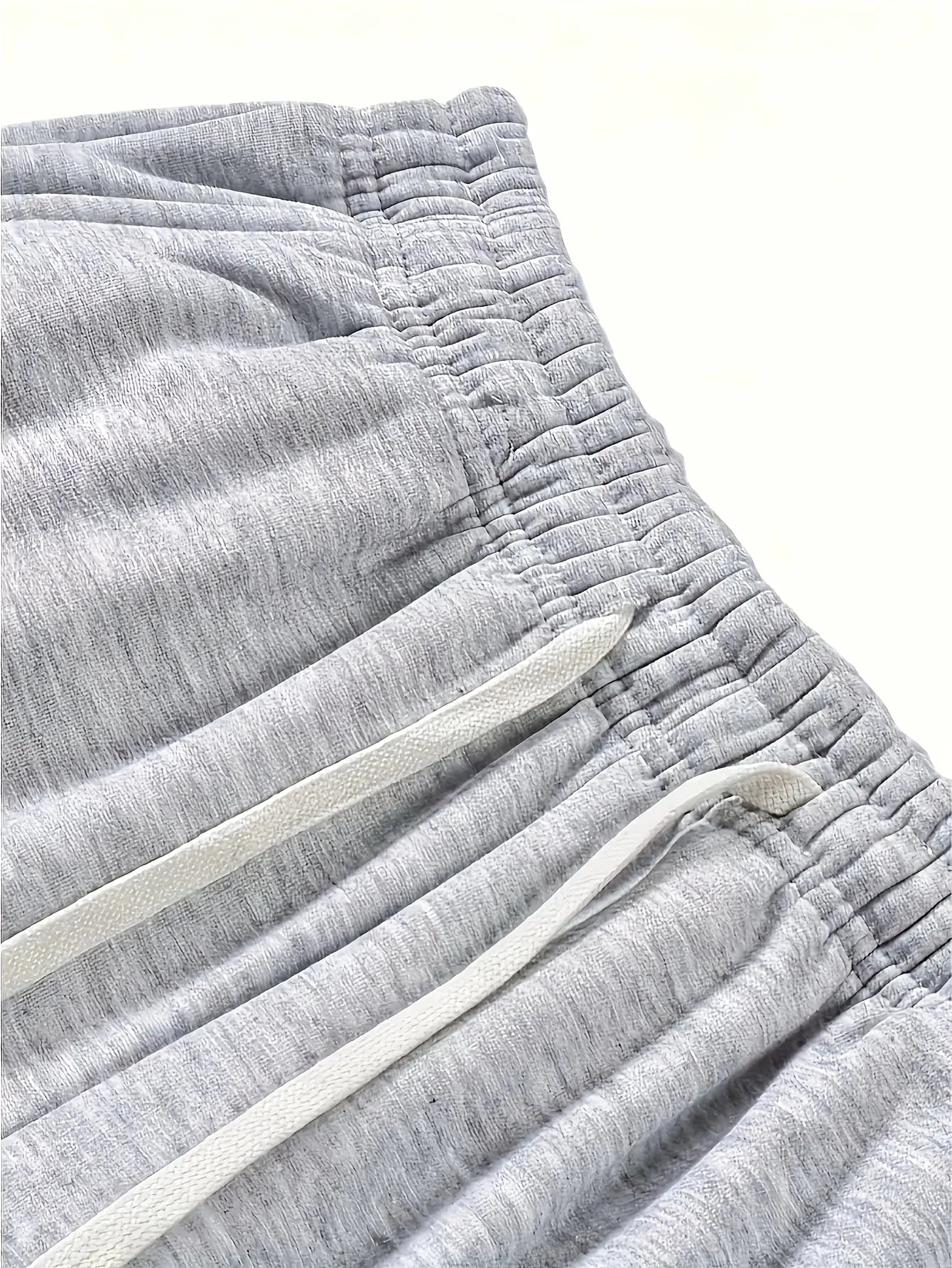 Herren schwere atmungsaktive Sport-Jogginghose elastischer Kordelzug Taille lockere gerade Freizeithose dicke Herren-Sweatpants