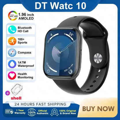 DT Watch 10 Smart Watch AMOLED 4GB Music BT Call