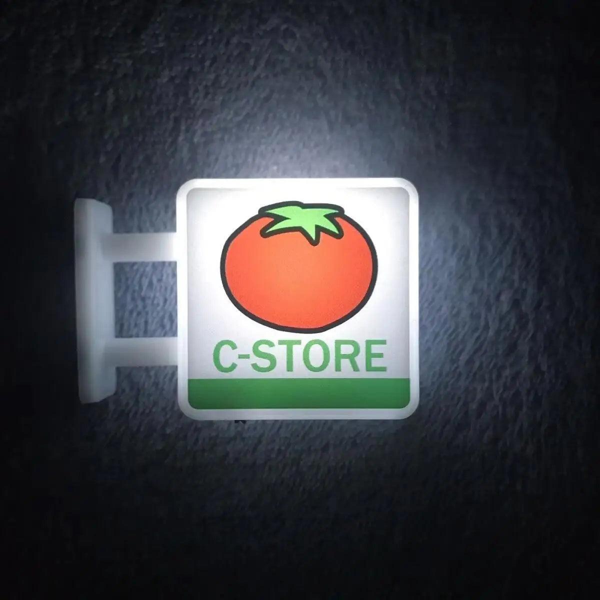 Heißer Convenience Store Kühlschrankmagnet Miniaturmodell Magnetische Anziehung Deko Nachtlicht Atmosphäre Licht Leuchtendes Schild