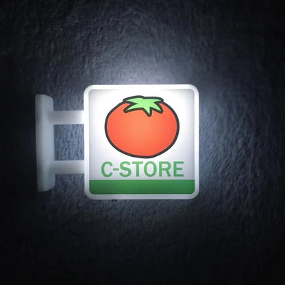 Heißer Convenience Store Kühlschrankmagnet Miniaturmodell Magnetische Anziehung Deko Nachtlicht Atmosphäre Licht Leuchtendes Schild