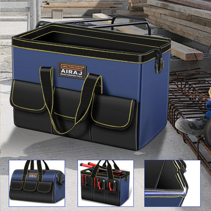 AIRAJ Multifunktionale Werkzeugtaschen 1680D Oxford-Gewebe Elektrikertaschen Wasserdicht und verschleißfest Hochleistungs-Aufbewahrungstaschen