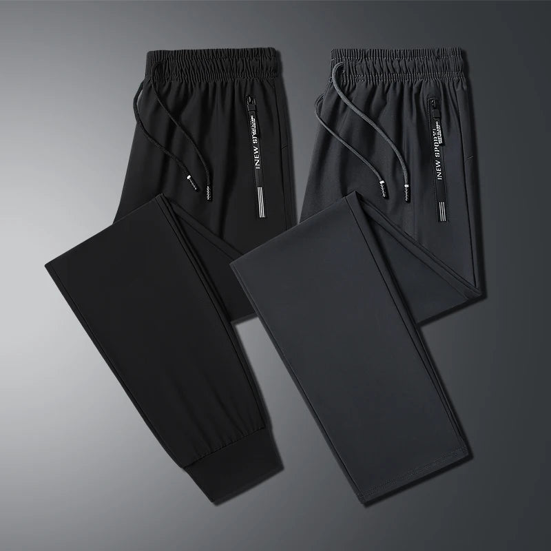 Herren-Eishose aus Seide – Lockere Passform, Übergröße, Sporthose L-8XL
