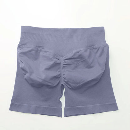 Women's 4.5" Biker Shorts | Scrunch Butt Seamless Yoga Gym Leggings