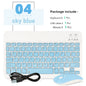 New Portable Wireless Bluetooth Keyboard Without Touchpad Mini Slim Mute Keyboard For IOS Android Windows Universal Office Use