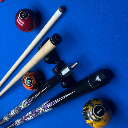 13mm Canadian Maple Pool Cue joint Quickly connect teeth for Beginners/Intermediate Players High Quality Elegant Pattern Shaft