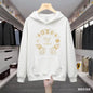 Trendy Heavyweight Printed Hoodie Sweatshirt for Men
