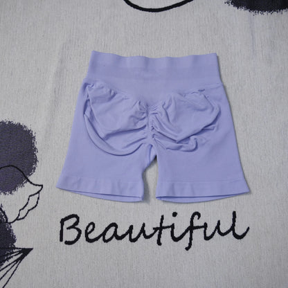 df Dynamic Shorts 4.5" Women's Seamless Yoga Shorts High Waisted Butt Lifting Breathable Workout Gym Running Comfort