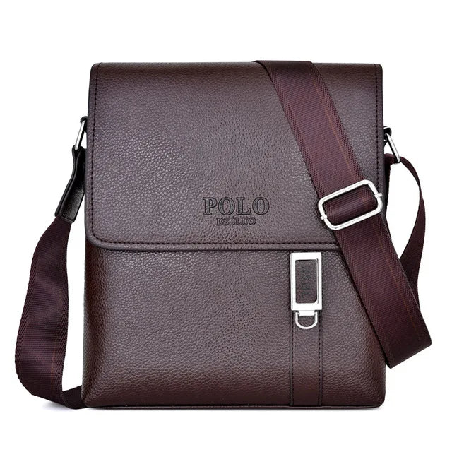 Business Men Leather Shoulder Bag Boy Crossbody Designer Luxury Briefcase Messenger Bags Male Christmas Gift Men's Handbags