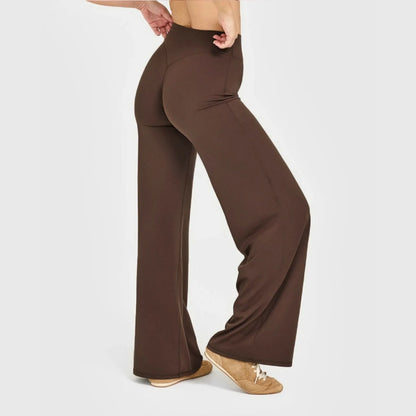 Oner Active Flared Leggings Leggings mit geradem Bein Damen Wide-Leg Pants Yoga Atmungsaktive Fitnesskleidung Vielseitige Freizeithose