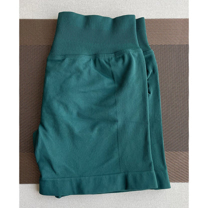 Women's Shark Bite Yoga Shorts | Gym Running Cycling Bike Leggings