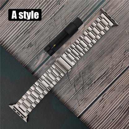 Classic stainless steel Correa for apple watch 10 46mm 42mm band Ultra 2 49mm 9 8 7 6 5 4 se 45mm 44mm 41mm 40mm 3 38mm strap