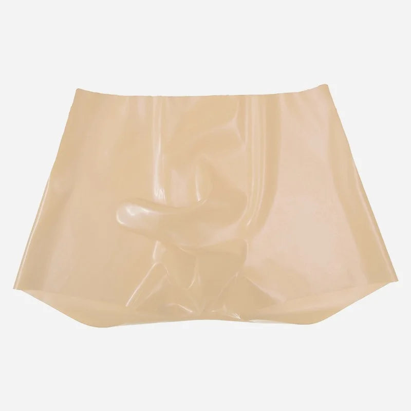 Herren Fetisch Latex Höschen Gummi Boxershorts Peniskondom Unterwäsche Kondom Cock Pouch Shorts Sexy Unterhosen für Herren