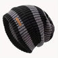 Korean Fashion Striped Knitted Hat Trend Lightweight Hat For Men Women Warm Windproof Autumn Winter Suitable For Outdoor Cycling