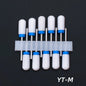 10pcs Ceramic Nail Drill Bits Set, Electric Manicure & Pedicure Milling Cutter, For Nail Polishing Machine