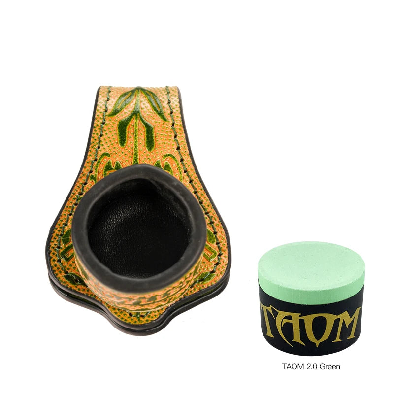 Taom Chalk Orginal Pyro Chalk with V10 Soft Blue 2.0 Pyramid Pink Green Snooker for Professional Round Billiards Chalk