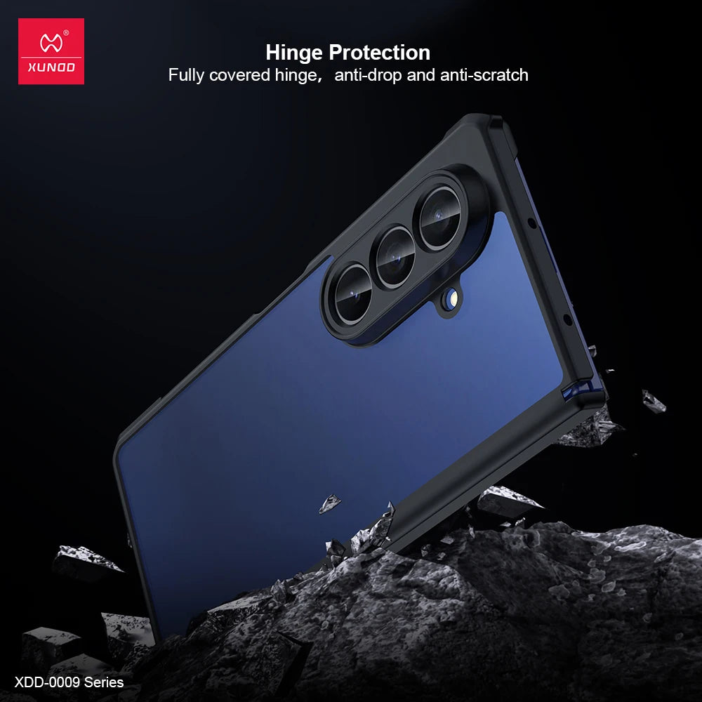 Xundd Galaxy Z Fold 7 Hinge Rebound Magnetic Case