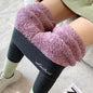 2025 New Warm Leggings Fashion Women Letter Print Autumn Winter Adding Thick Pencil Pants Casual Stretchy Fleece Slim Legging