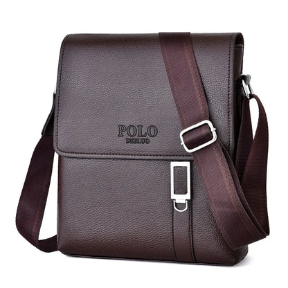 Business Men Leather Shoulder Bag Boy Crossbody Designer Luxury Briefcase Messenger Bags Male Christmas Gift Men's Handbags