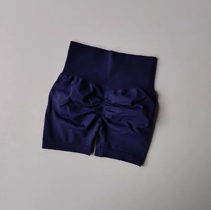 Damen-Sporthose mit Pfirsich-Po-Lifting, hoher Taille und Taillenstraffung, schlankmachende Laufhose, schnell trocknend, dreiviertel-enge Hose