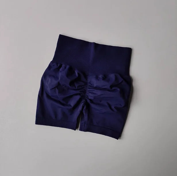 Damen-Sporthose mit Pfirsich-Po-Lifting, hoher Taille und Taillenstraffung, schlankmachende Laufhose, schnell trocknend, dreiviertel-enge Hose