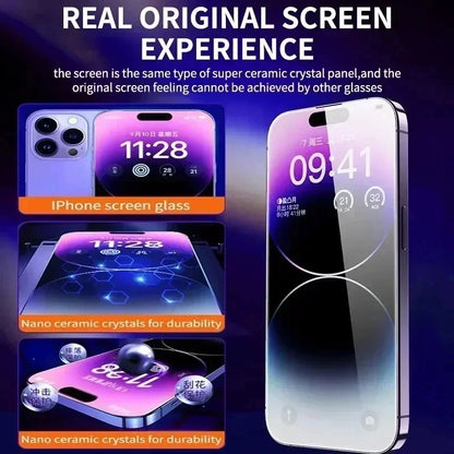 iPhone Screen Protector Oleophobic Easy Install Glass