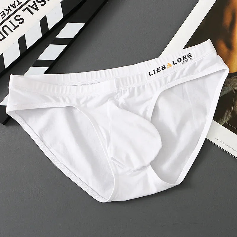 Men's Cotton Bulge Pouch Briefs Breathable Sport