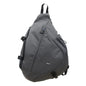 Gray sling bag on a white background