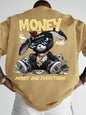 Men's Letter Print Casual Sporty Summer Tee