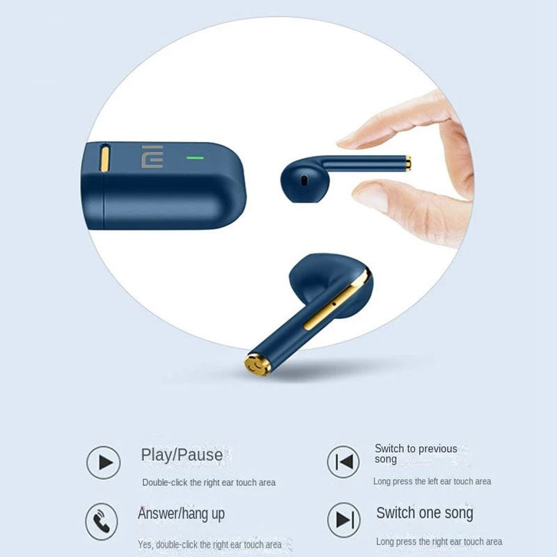 Redmi Wireless Headset Upgraded Bluetooth 5.3  TWS  Headset HD Music Headphones In-Ear Hands-Free With Microphone