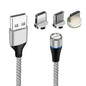 Magnetic Phone Charging Cable 3 In 1 Multi Function 3A Fast Charging Android For Phone Xiaomi Samsung Typec Cable Huawei 5A Fast