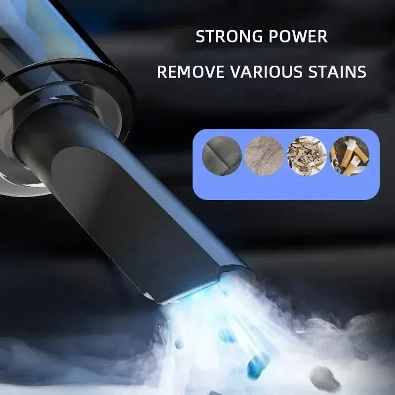 120W Vacuum Cleaner Portable Car Vacuum Cleaner USB Charging Handheld Cordless Powerful Suction for Auto/Home/Office/Pet Hair
