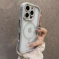 Luxury Matte For Magsafe Transparent Phone Case For iPhone 17 16 15 14 13 12 Pro Max 11 17 Pro 16 Plus Air Magnetic Bumper Cover
