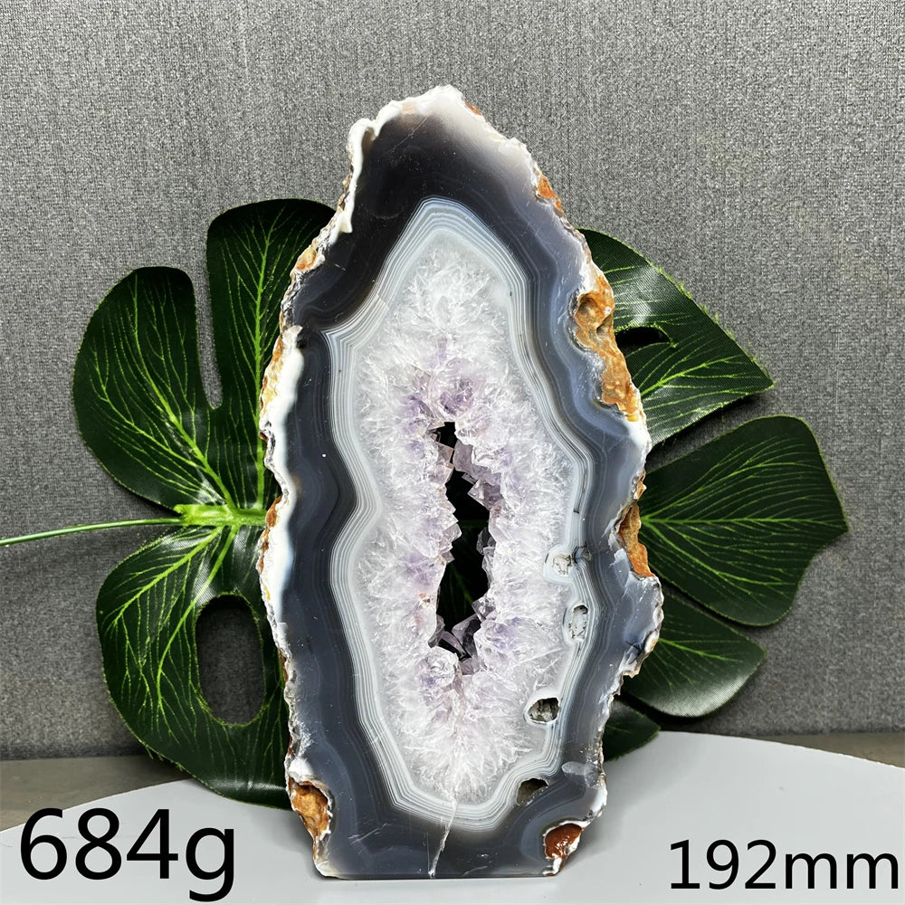 Amethyst Agate Crystal Cluster – Spiritual Home Decor