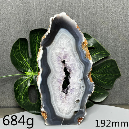 Amethyst Agate Crystal Cluster – Spiritual Home Decor