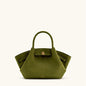 JW PEI 2025New Women's Canvas Brown Crossbody Shoulder Bag Mini Vegan Leather Tote Bag Handbag Dumpling Bag High Quality Leather